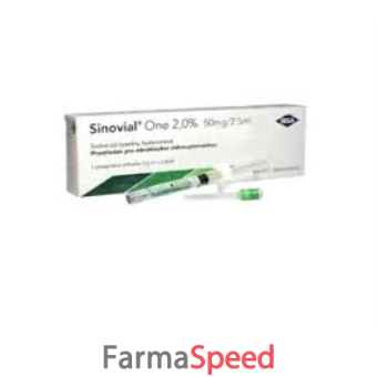 sinovial 50 siringa intra-articolare acido ialuronico 2% 50 mg/2,5 ml 1 fs + ago gauge 21 1 pezzo