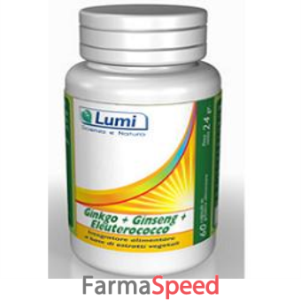 ginkgo + ginseng + eleuterococco 60 capsule 24 g