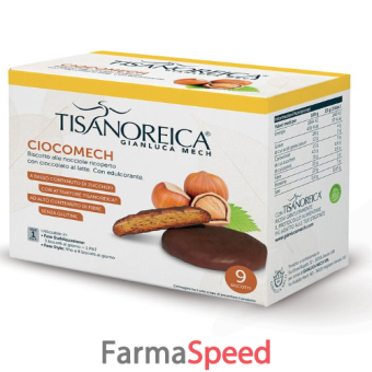 tisanoreica ciocomech al latte 9 pezzi