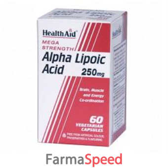 acido alfa lipoico alpha lipoic acid 60cps