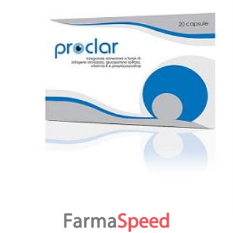 proclar integratore alimentare 20cps 11,92g*