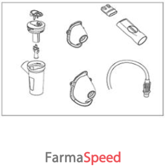 fluirespira professional plus kit accessori aerosol