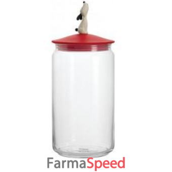 alessi lulajar portacrocchette cani rosso