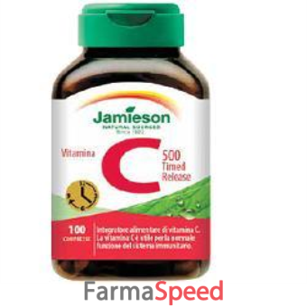 jameson vitamina c 500 timed release gusto arancia 100 compresse masticabili