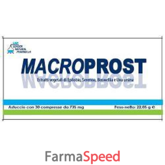 macroprost 30 compresse 22,05 grammi