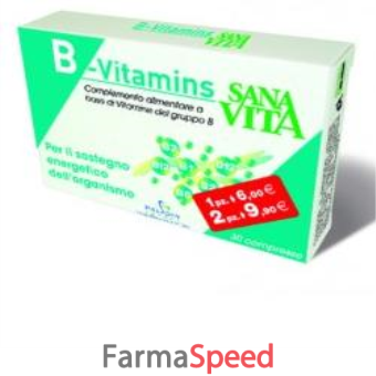 sanavita b-vitamins 30 compresse