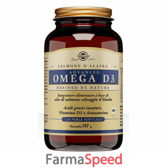advanced omega d3 120 perle softgels