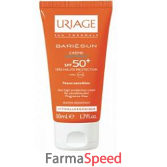 bariesun spf50+ crema senza profumazione 50 ml