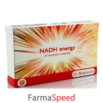 nadh energy 20 compresse pilloliera 40 g