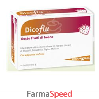dicoflu frutti di bosco 10 buste 4 g