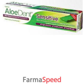 aloedent toothpaste dentifricio sensitive 100 ml
