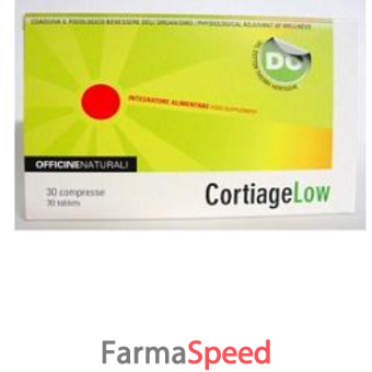 cortiage low 30 compresse 850 mg