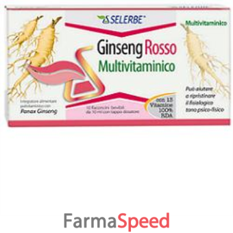 selerbe ginseng multivitaminico 10 flaconcini 10 ml