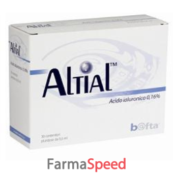 altial gocce oculari 30 fiale 0,6 ml