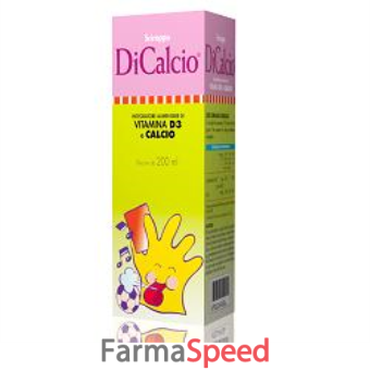 dicalcio sciroppo mucolitico integratore alimentare di calcio e vitamina d3 200 ml