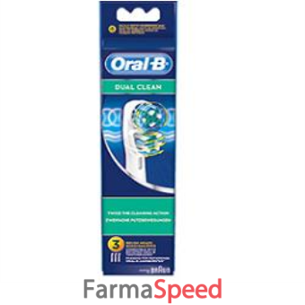 oralb testine dualclean eb417/3