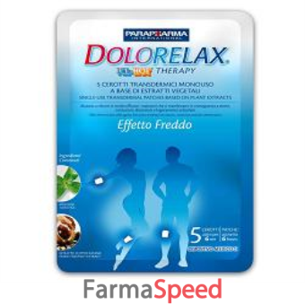 dolorelax cerotto effetto freddo 5 pezzi