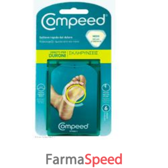 compeed duroni cerotti formato medio 6 pezzi