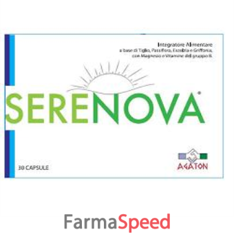 serenova 30cpr integratore alimentare calmante e per il sonno astuccio 18,6 g