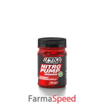 pro muscle nitro pump arginine 60 compresse