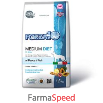 forza10 medium diet con pesce per cani di media taglia microcapsules 12 kg