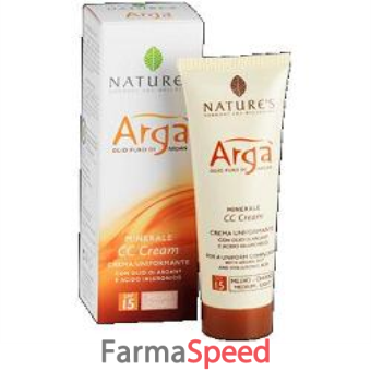arga' minerale cc cream viso medio chiara 50 ml