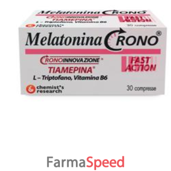 melatonina crono 1mg tiamepina 30 compresse