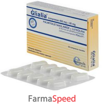 glialia 400mg + 40mg 20 compresse rivestite