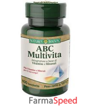 abc multivita 100 tavolette
