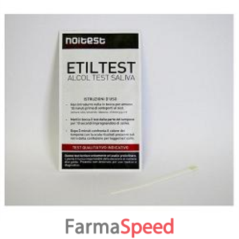 etiltest alcol test saliva 1 pezzo