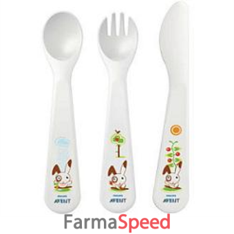 coltello forchetta e cucchiaino 18 mesi+
