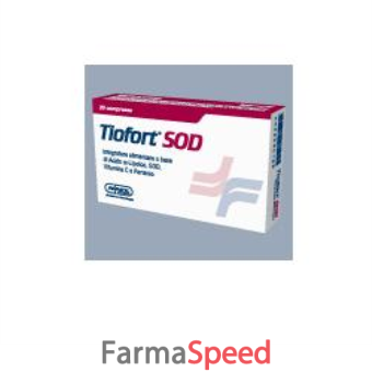 tiofort sod 20 compresse 1000 mg