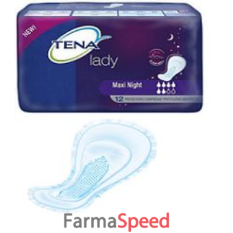 pannolone sagomato tena lady maxi night 12 pezzi