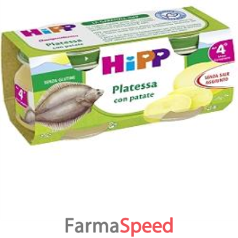 hipp omogeneizzato platessa con patate 2x80 g