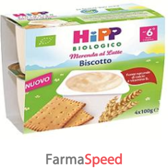 hipp biologico merenda al latte biscotto