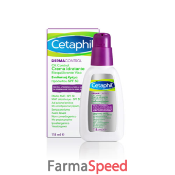 cetaphil dermacontrol idratante viso spf 30 118 ml