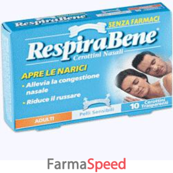 cerotto nasale trasparente adulti respira bene 10 pezzi