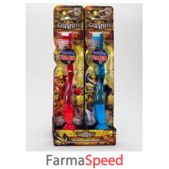 gormiti agrom spazzolino luminoso blu rolly brush