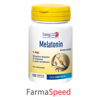 longlife melatonin 1 mg 120 compresse