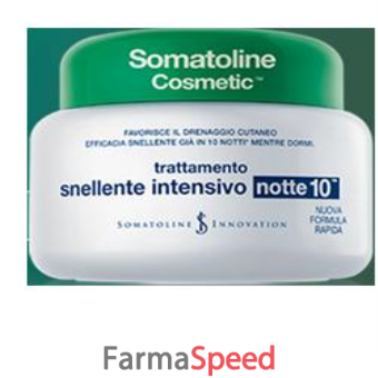 somatoline cosmetic trattamento snellente intensivo notte 10 vaso 400 ml