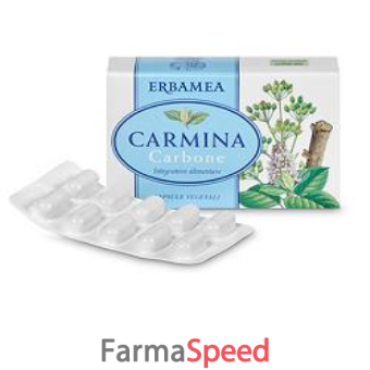 carmina carbone 24 capsule vegetali 12 g
