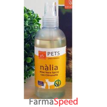 nalia aloe vera spray con citronella per animali 200 ml