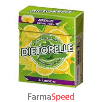 dietorelle caramelle dure in formato astuccio 42 grammi al gisto limone dolcificate a base di stevia