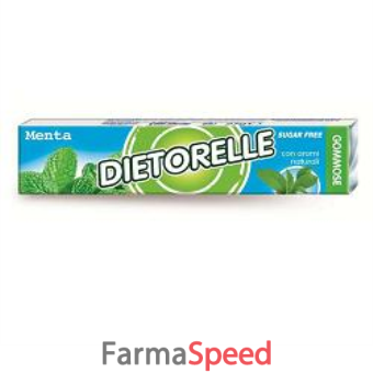 dietorelle caramelle gommose in formato stick al gusto menta dolcificate a base di stevia 27 grammi
