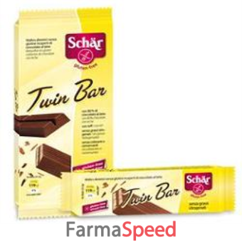 schar twin wafer cioccolato al latte 3 barrette