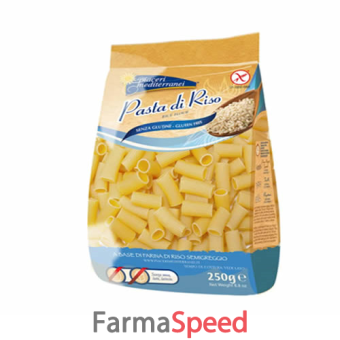 piaceri mediterranei pasta riso rigatoni 250g