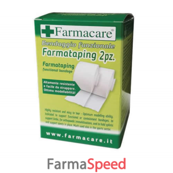 bendaggio funzionale farma taping 3,8cmx10m 2 pezzi