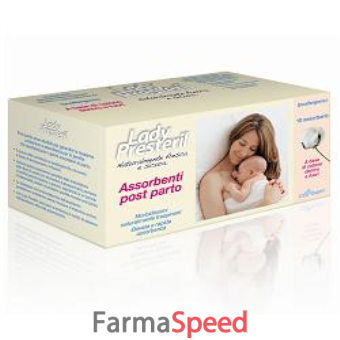 assorbenti per post parto lady presteril 10 pezzi