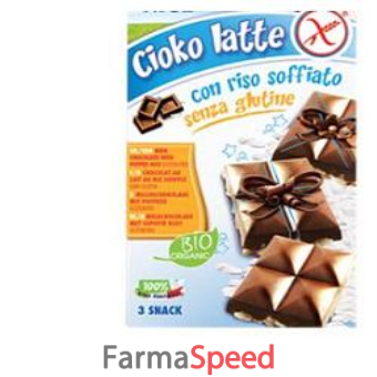 rice&rice cioko gallette ricoperte di cioccolato al latte 33 g senza lievito