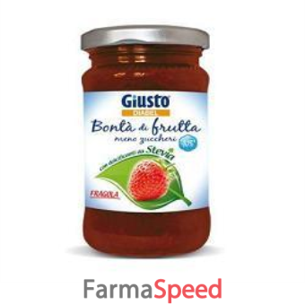 giusto diabel bonta' frutta fragola 250 g + 250 g promozione 1+1
